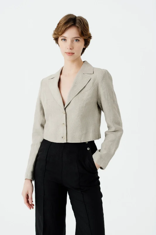 Act Fast Stella Jacket, Natural Linen