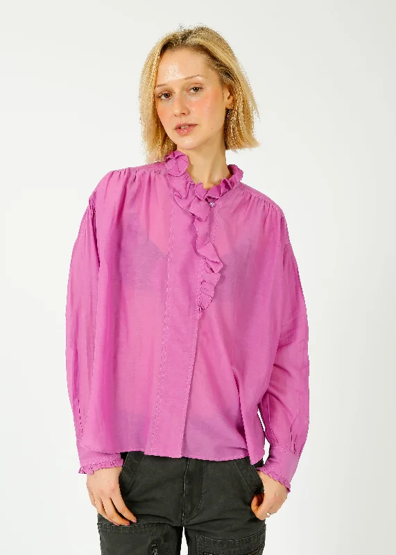 Savings Soar This Weekend IM Pamias Blouse in Pink Lavender