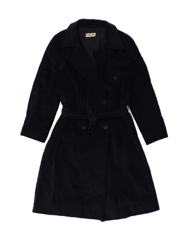 Weekend Offers That Shine CORNICHE Womens Corduroy Coat UK 12 Medium Navy Blue
