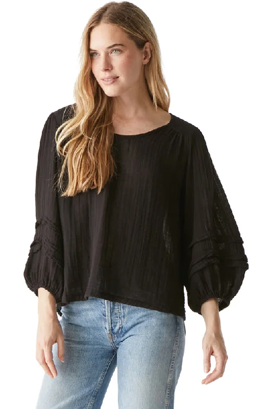 Huge Savings Michael Stars Pruitt Balloon Sleeve Top