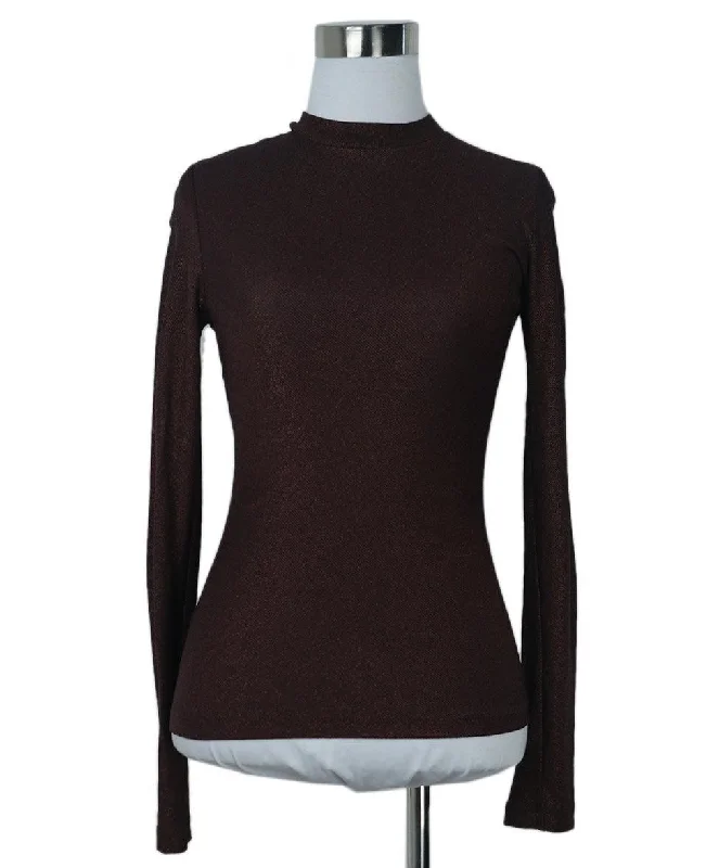 Weekend Offers That Amaze Jean Paul Gaultier Metallic Brown Top sz 2