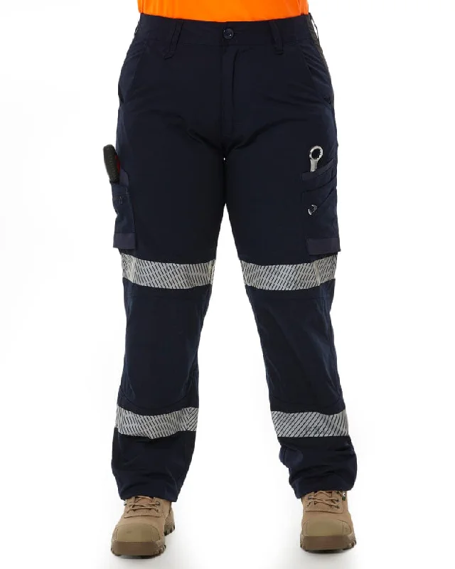 Weekend Savings Spectacular WP-7WT Womens Stretch Ripstop Taped Work Pant - Navy