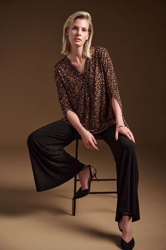 Weekend Deals That Spark Joseph Ribkoff Silky Knit Animal Print Fit and Flare Tunic