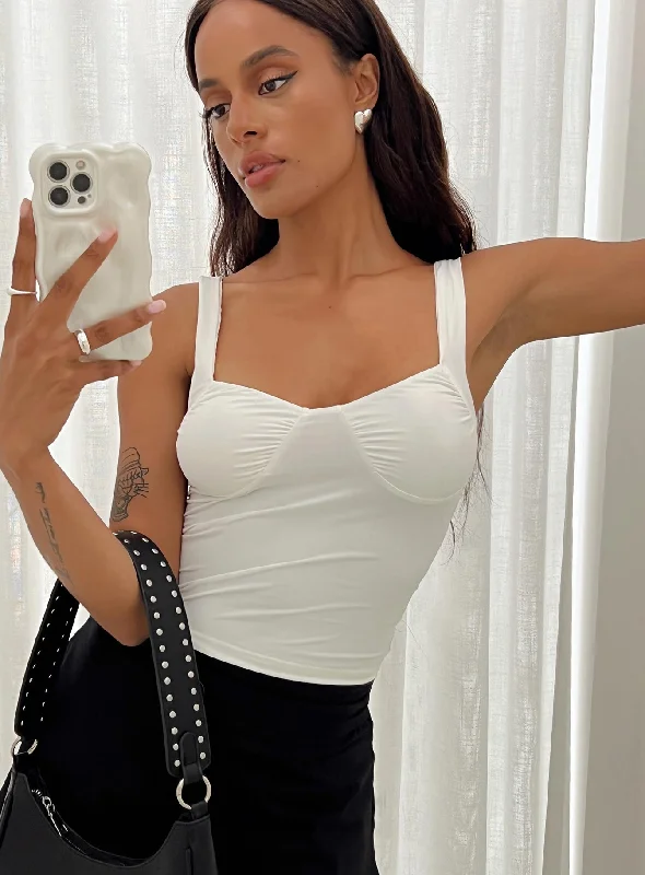 Unmissable Sale Cavill Top White